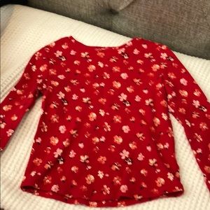 Floral long sleeve thermal